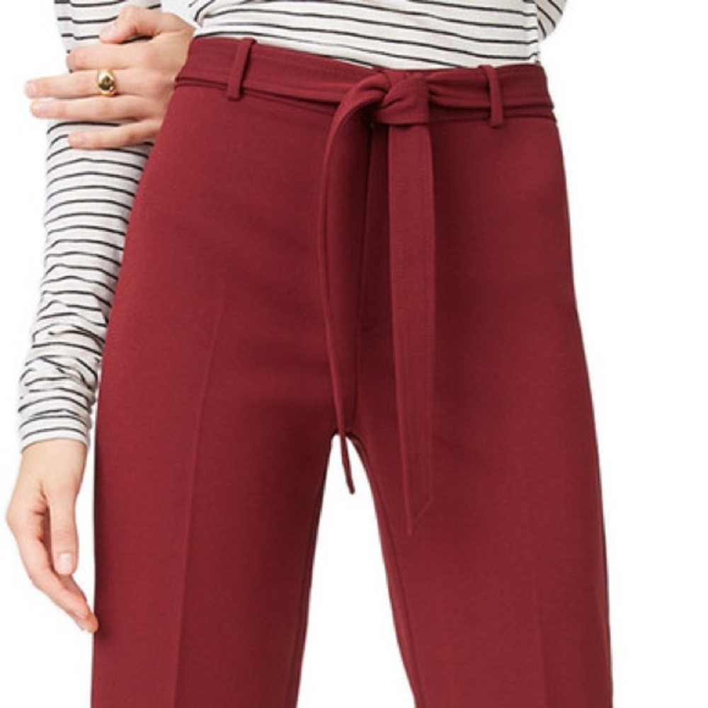 Club Monaco Feleesha Pant in Burgundy